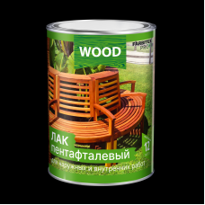 Лак алкидный пентафталевый высокоглянцевый 0,9 л FARBITEX PROFI WOOD