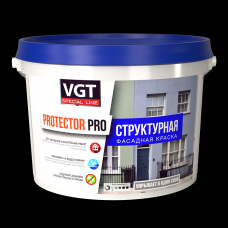 Краска структурная для наружных и внутренних работ PROTECTOR PRO, ВГТ - 15 кг