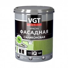 Краска фасадная IQ159 база А силиконовая самоочищающаяся 2л(2.9 кг) VGT PREMIUM