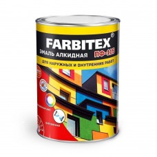 Эмаль алкидная 0,4 кг белый ПФ-115 FARBITEX