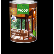 Масло колеруемое для террас и садовой мебели 0,9 л. Белый FARBITEX PROFI WOOD